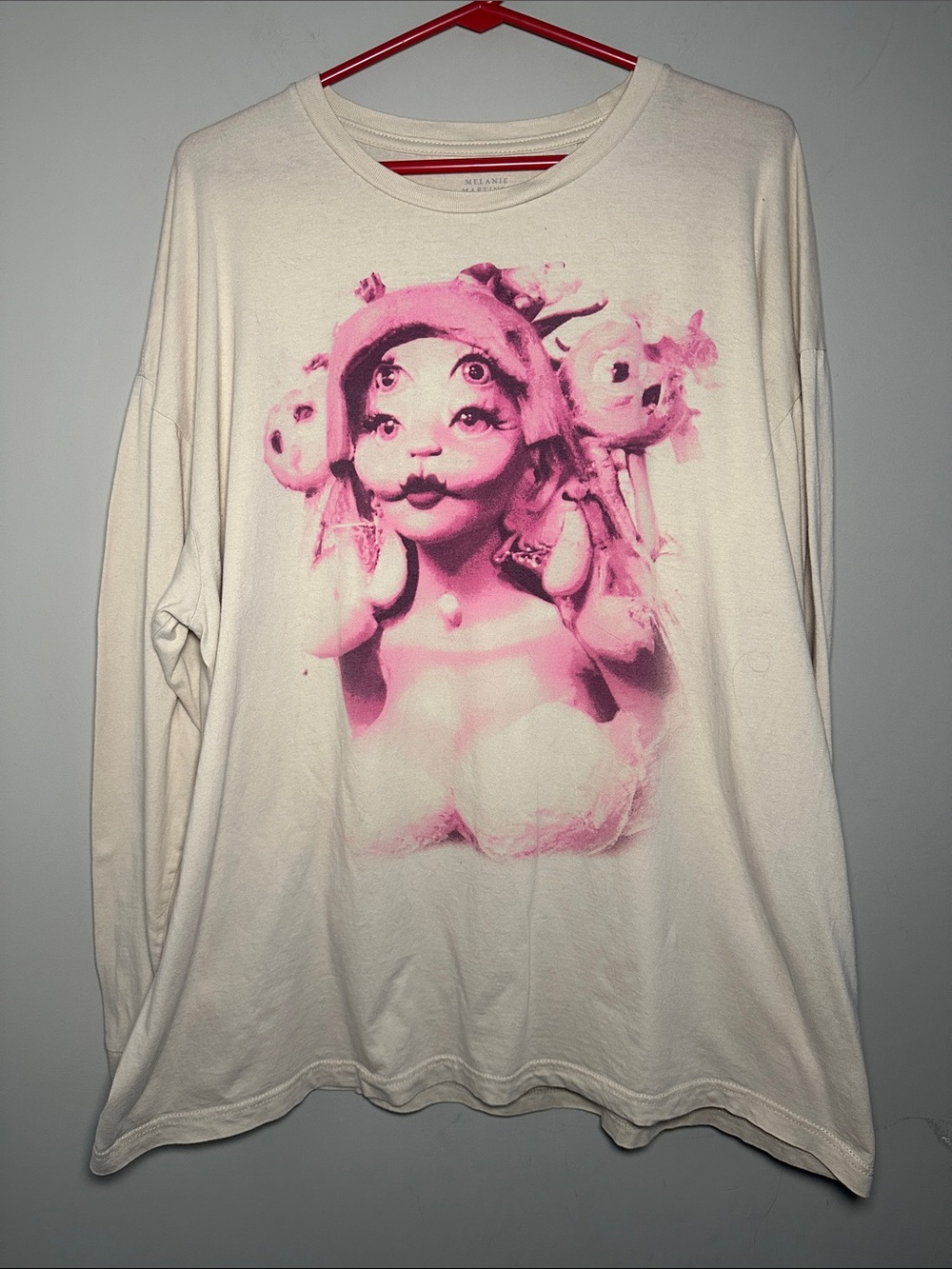 Portals Melanie Martinez Cream authentic concert tour 2023 2XL Long Sleeve Tee